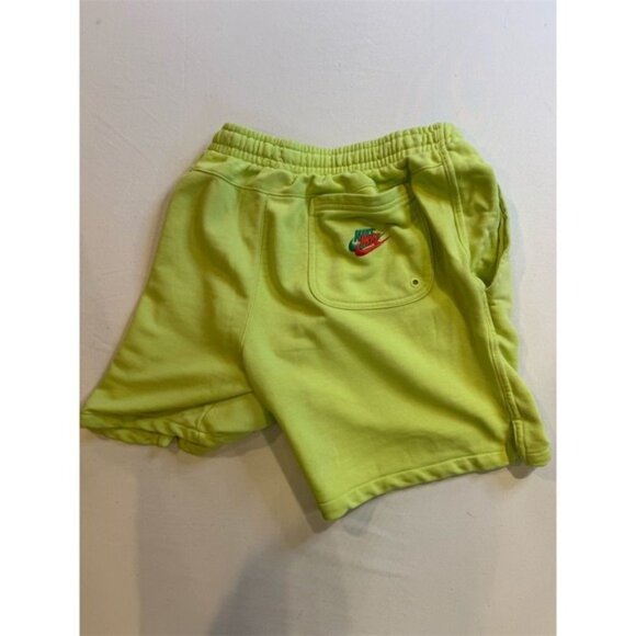Nike Men's Lime Green Crewneck Sweatshirt & Shorts Set Size M RARE - Picture 15 of 16